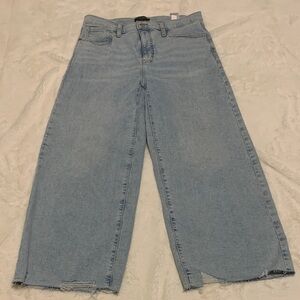 Banana Republic Light Denim Wide-Leg Jeans